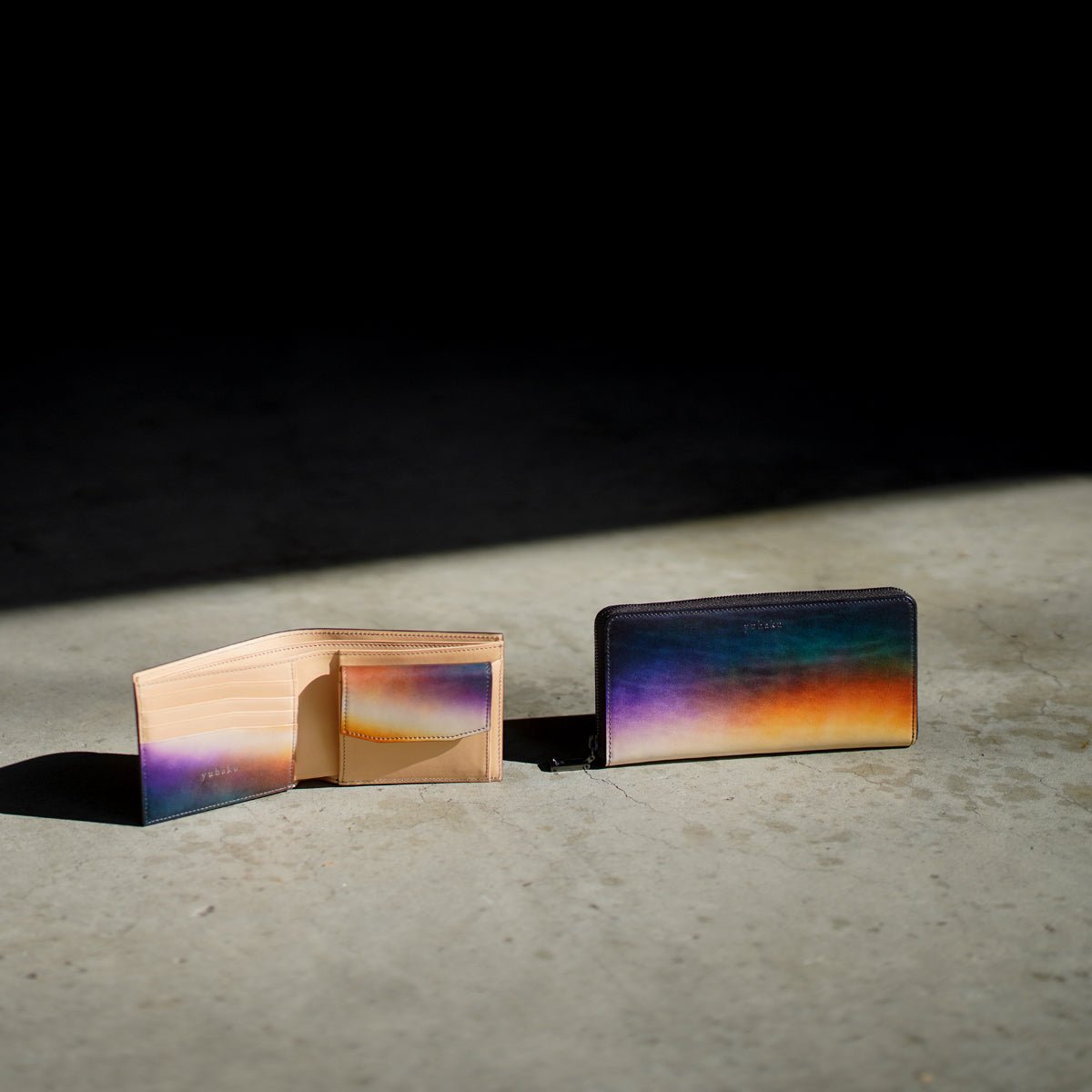 HNY2026 - 114 新年染め ラウンドファスナーウォレット 慶駿 - yuhaku online shop