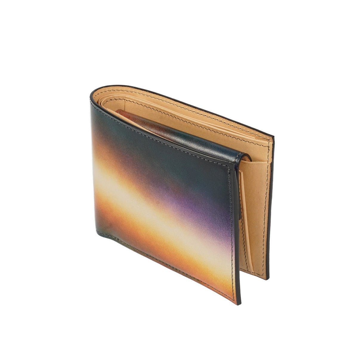 HNY2026 - 132 新年染め 二つ折り財布 慶駿 - yuhaku online shop