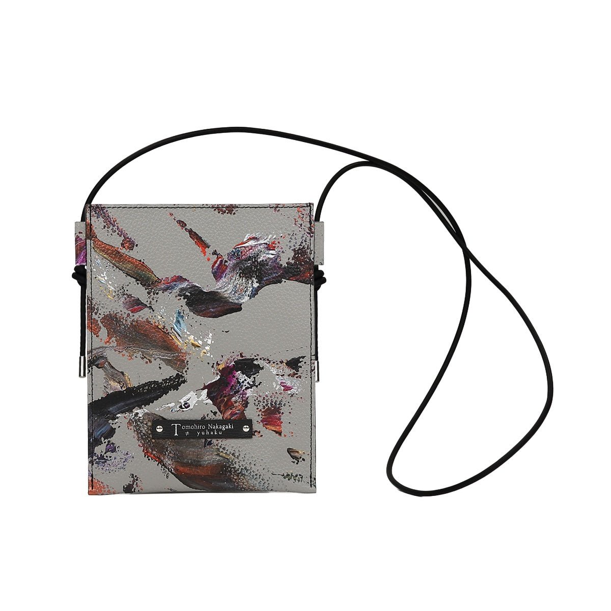 TNA074 Abstract マチなしショルダーバッグ - yuhaku online shop