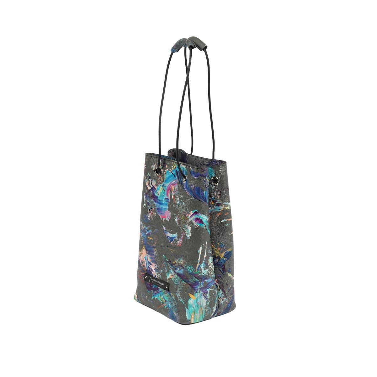 TNA080L Abstract 巾着バッグ Lサイズ - yuhaku online shop