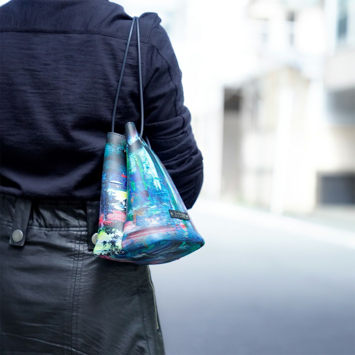 TNA080M 巾着バッグ Mサイズ - yuhaku online shop