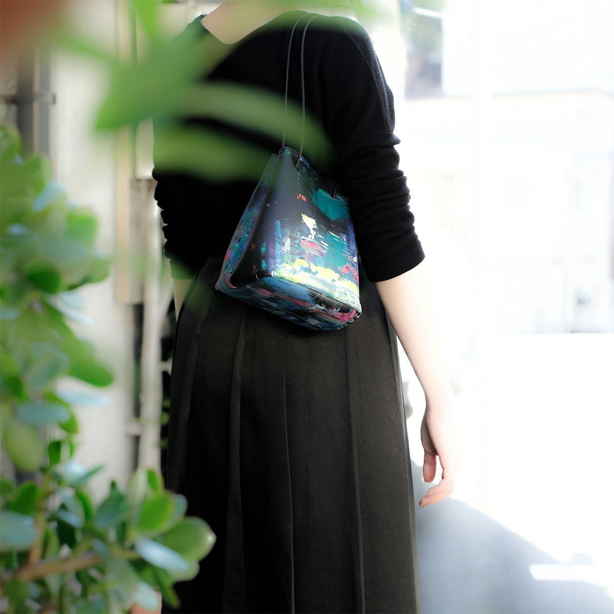 TNA080M 巾着バッグ Mサイズ - yuhaku online shop