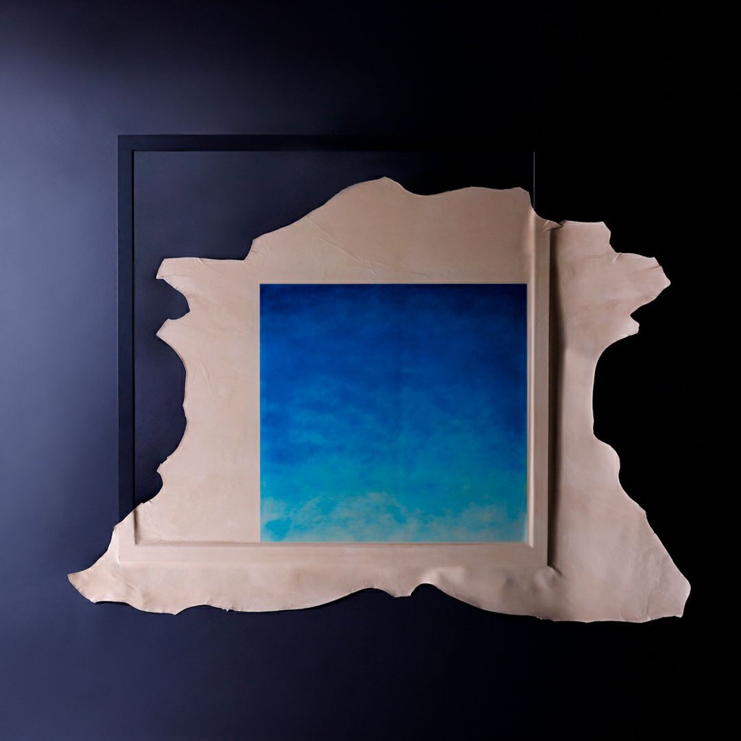 TNW - 001 Leather Window「Cielo Blu」 - yuhaku online shop