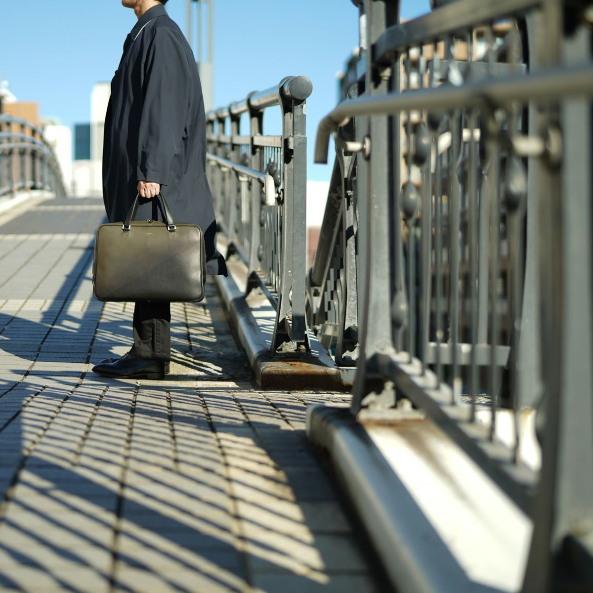 YAR143 斜線染め ブリーフケース - yuhaku online shop