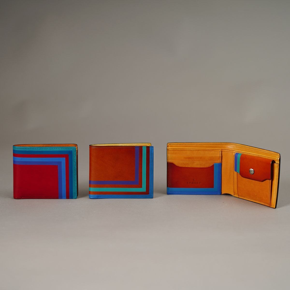 YAR147 二つ折り財布「become square」 - yuhaku online shop