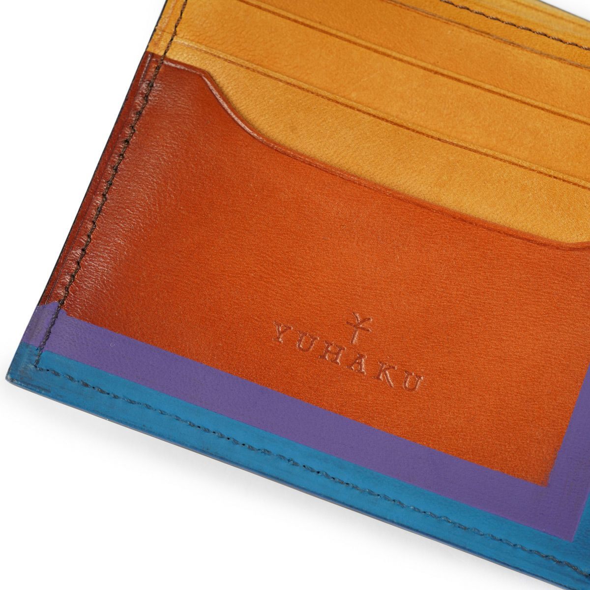 YAR148 二つ折り財布「become square」 - yuhaku online shop