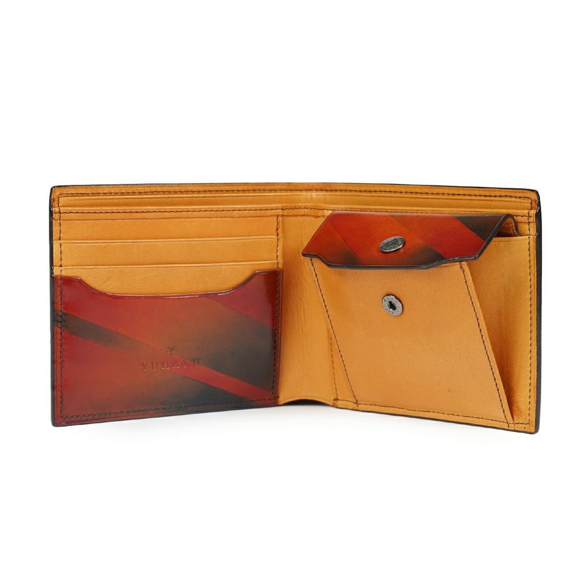 YAR152 二つ折り財布「屋根裏の散歩者」 - yuhaku online shop