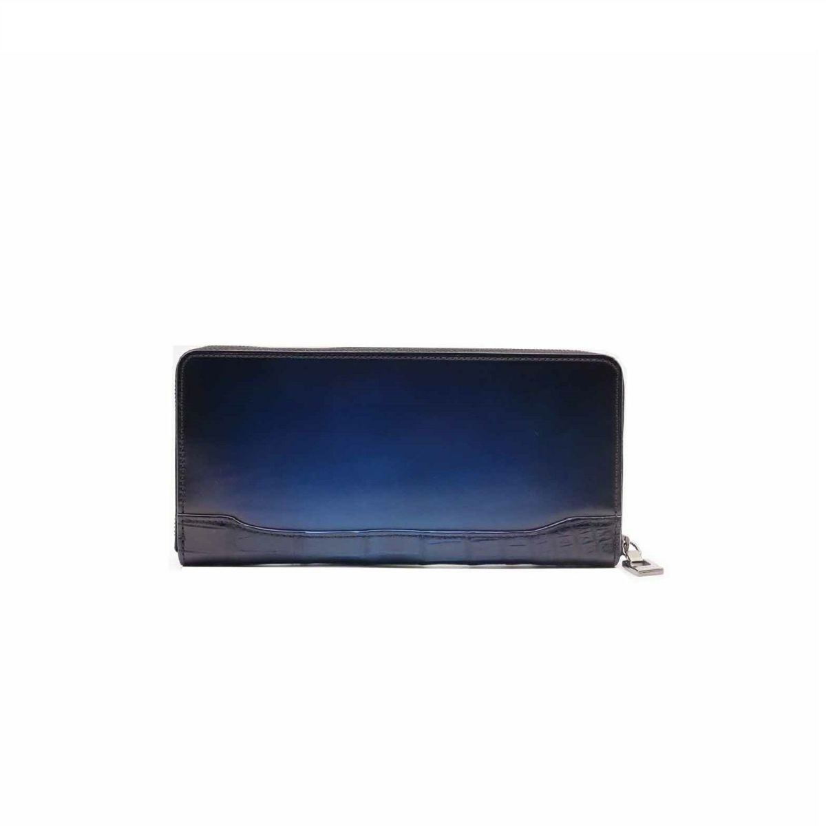 YCA114 クロコダイルコンビラウンドファスナーウォレット - yuhaku online shop