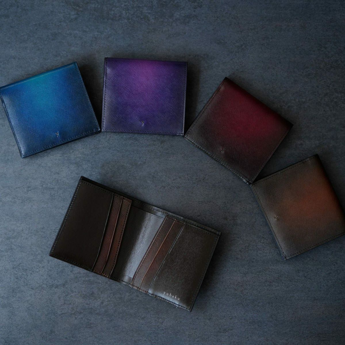 YEV122 薄型二つ折り財布 - yuhaku online shop