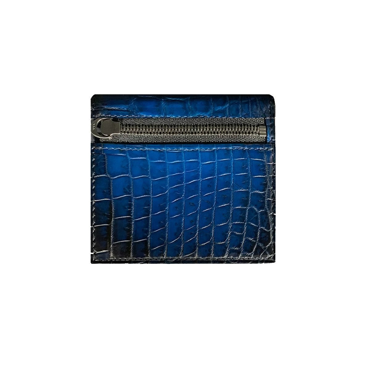 YFA122 クロコダイル薄型二つ折り財布 - yuhaku online shop