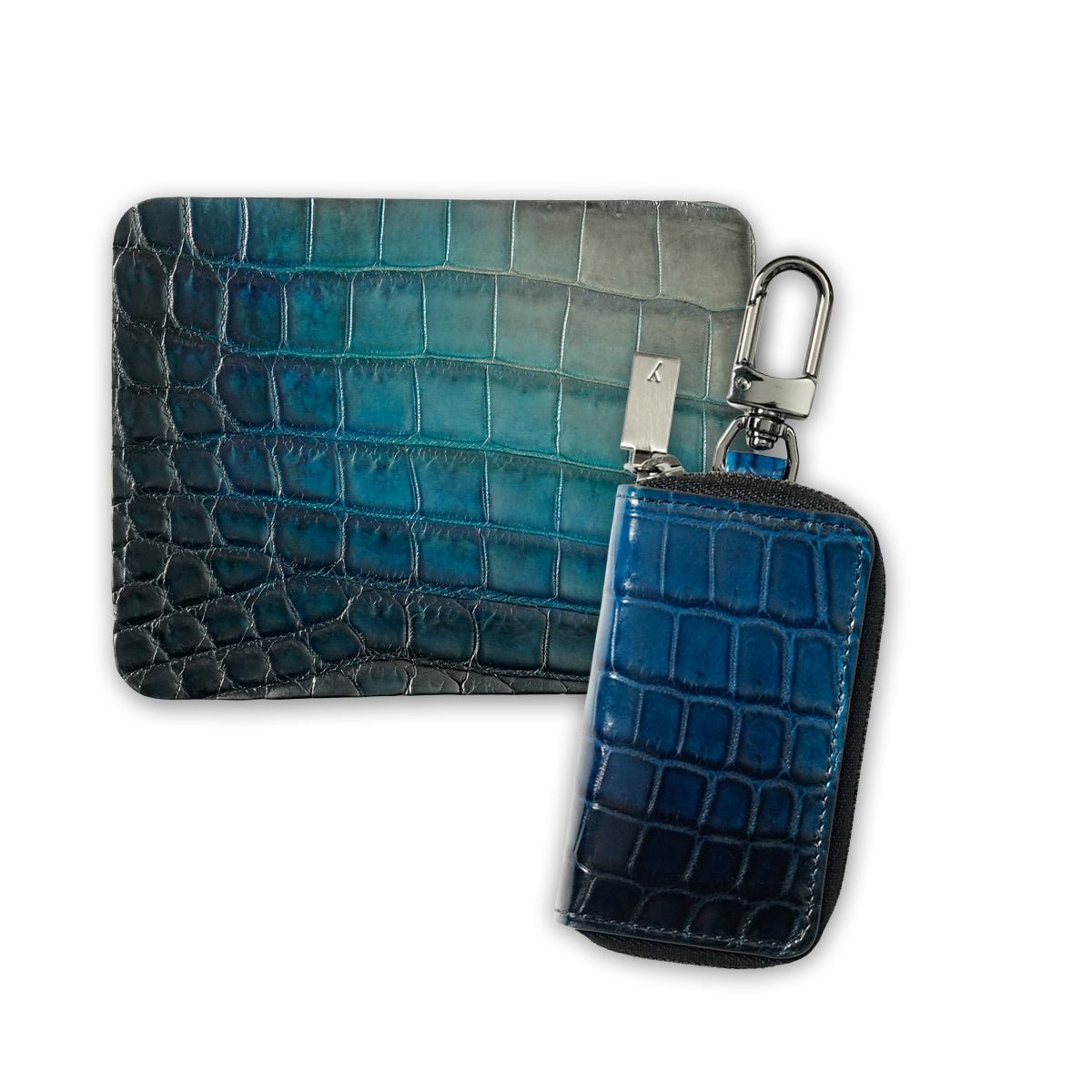 【受注製作】革を選んで仕立てるクロコダイル スマートキーケースYFA174order - yuhaku online shop