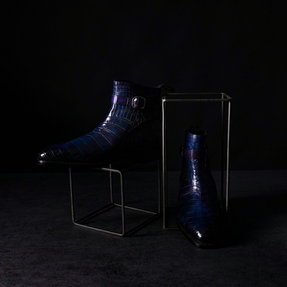 YFA1813 クロコダイル ブーツ - yuhaku online shop