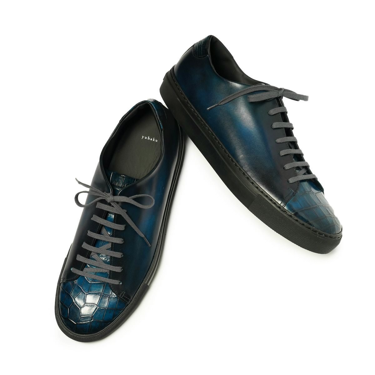 YFA2806 クロコダイルコンビ スニーカー - yuhaku online shop