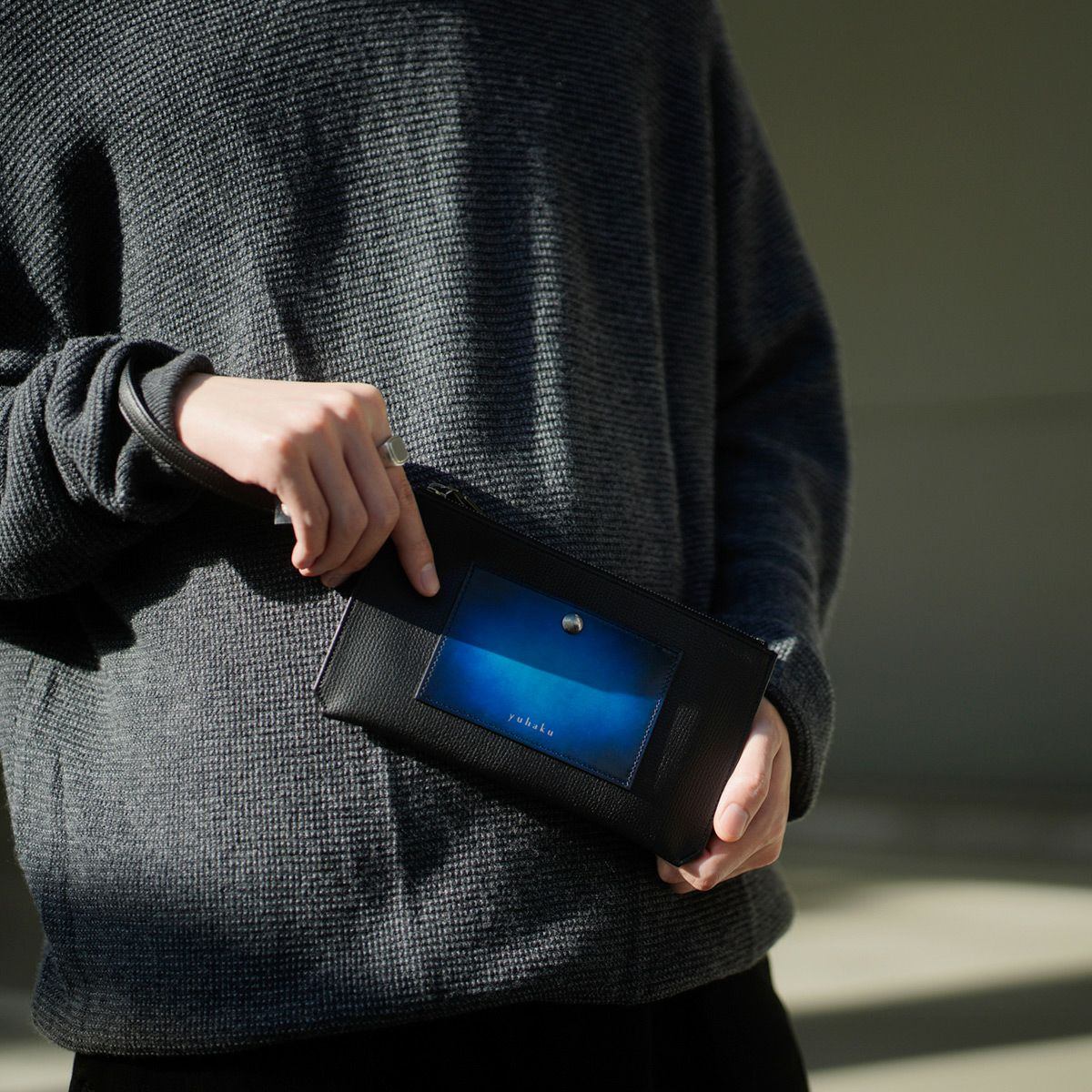 YLM073L ストラップ付ポーチ - yuhaku online shop