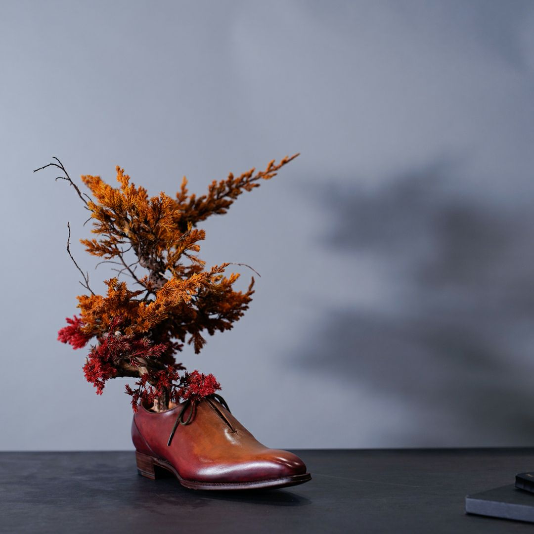 TNB-002 yuhaku Art Bonsai「Guika／グイカ」 ｜美しい色彩の革