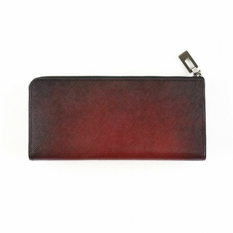 YEV124 L字ファスナーウォレット ｜美しい色彩の革財布、革製品