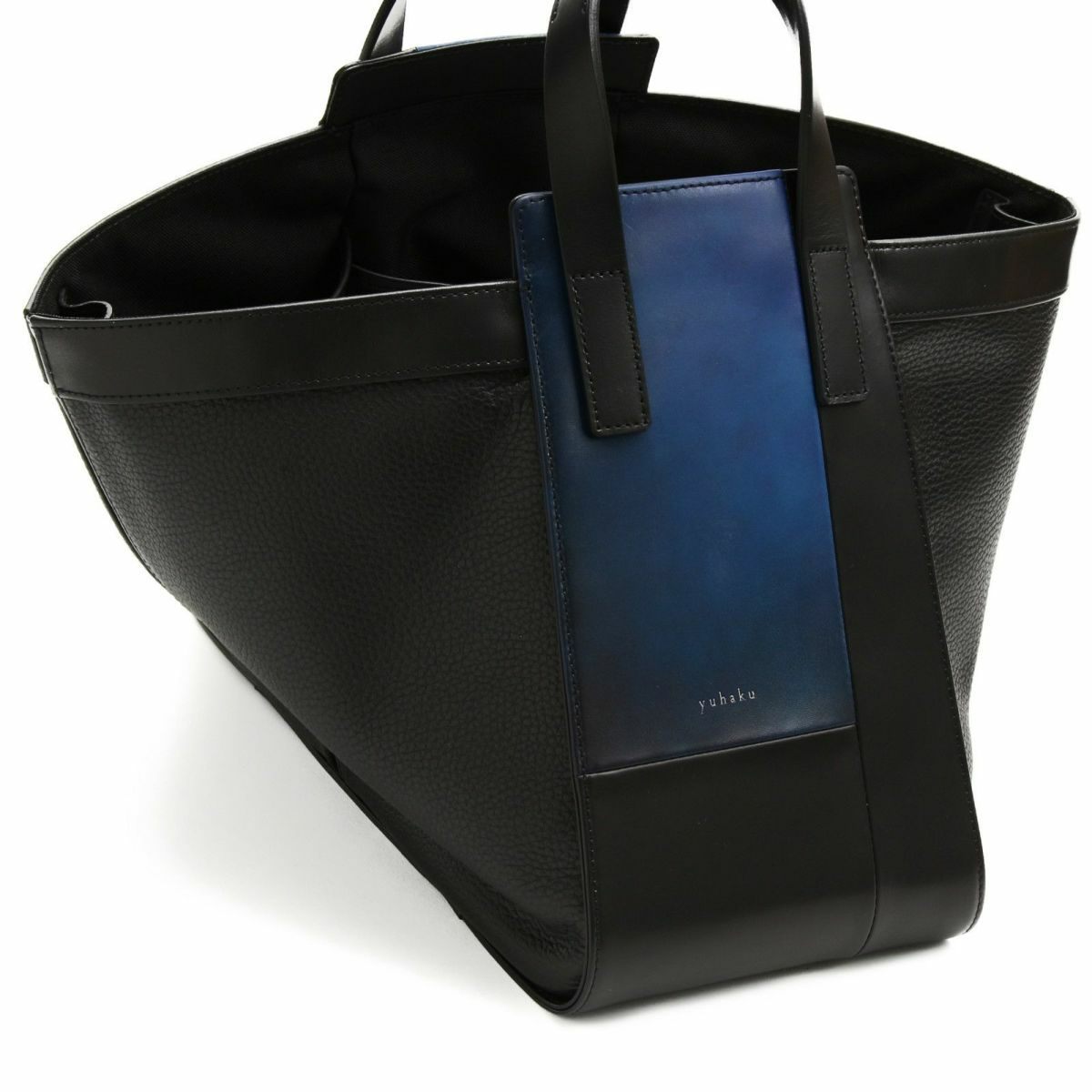 定価7万!!!yuhaku 本革 ビジネスバッグ 自立 2way 黒 A4 PC レザービジネスバッグ A4 / FUJITAKA（フジタカ）公式 / 本革