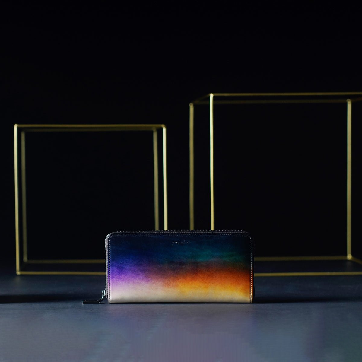 HNY2026 - 114 新年染め ラウンドファスナーウォレット 慶駿 - yuhaku online shop