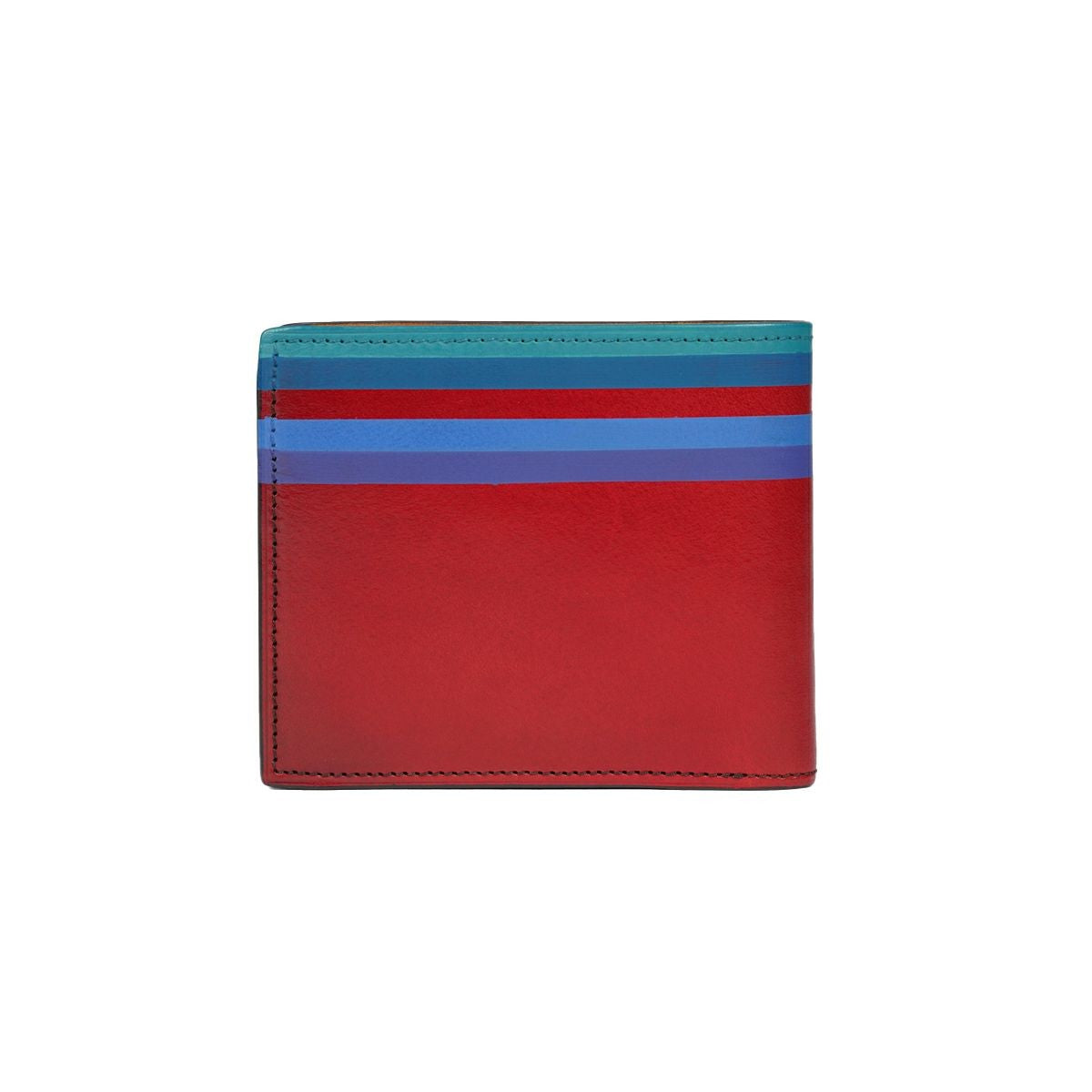 YAR147 二つ折り財布「become square」 ｜美しい色彩の革財布、革製品
