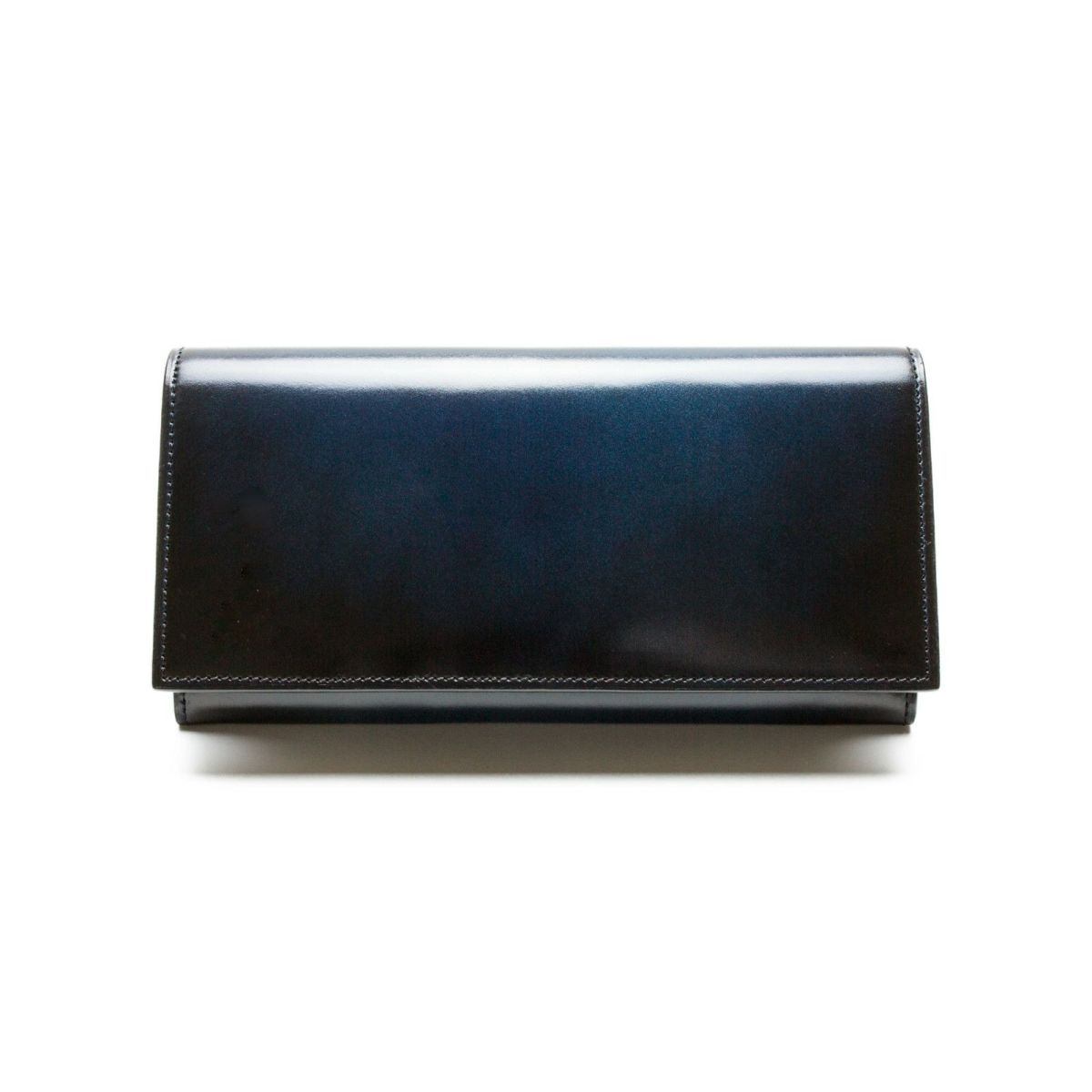 YUHAKU　ユハク　コードバン　レザーベルト　ブルー yuhaku レザーベルト コードバン ブルー