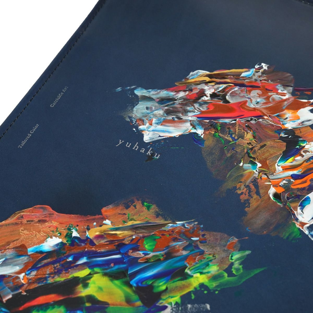 YAT030 仲垣友博一点染めシリーズ バックパック ｜美しい色彩の革財布