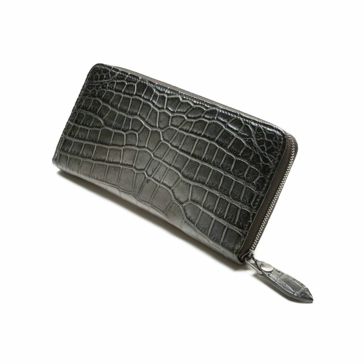 YFA114 クロコダイルラウンドファスナーウォレット - yuhaku online shop