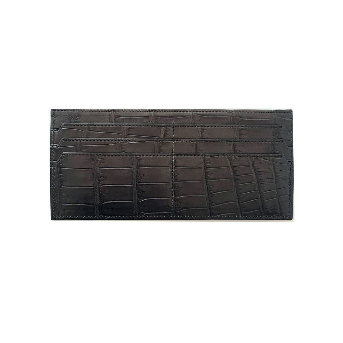 YFA121 クロコダイル薄型束入れ - yuhaku online shop
