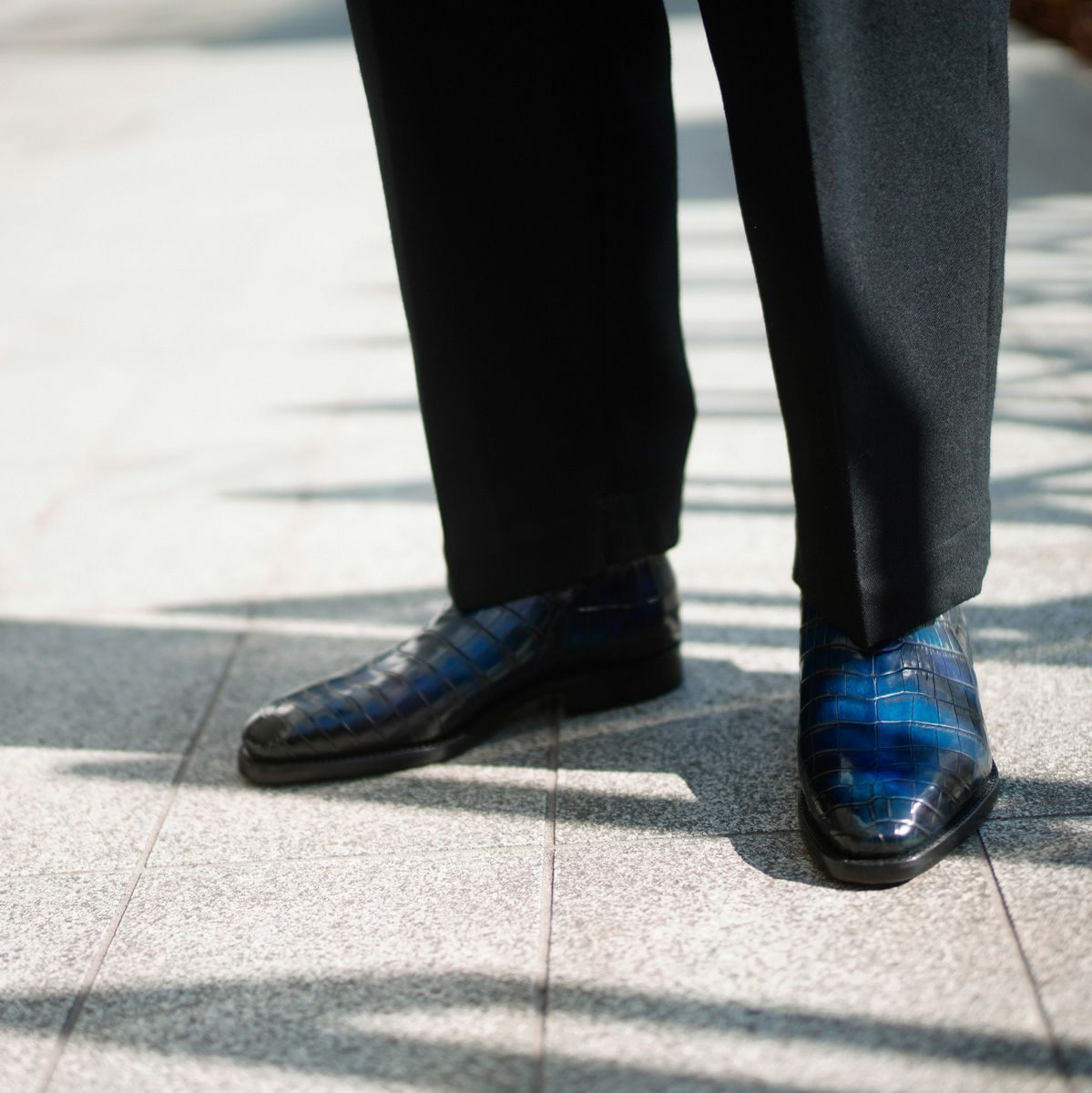 高質品 希少★牛革レザークロコレザーブーツ 本革 クロコダイル柄 ビジネスブーツ 黒 クロコレザー サイズ展開1302 YFA1813 クロコダイル ブーツ ｜美しい色彩の革財布、革製品通販