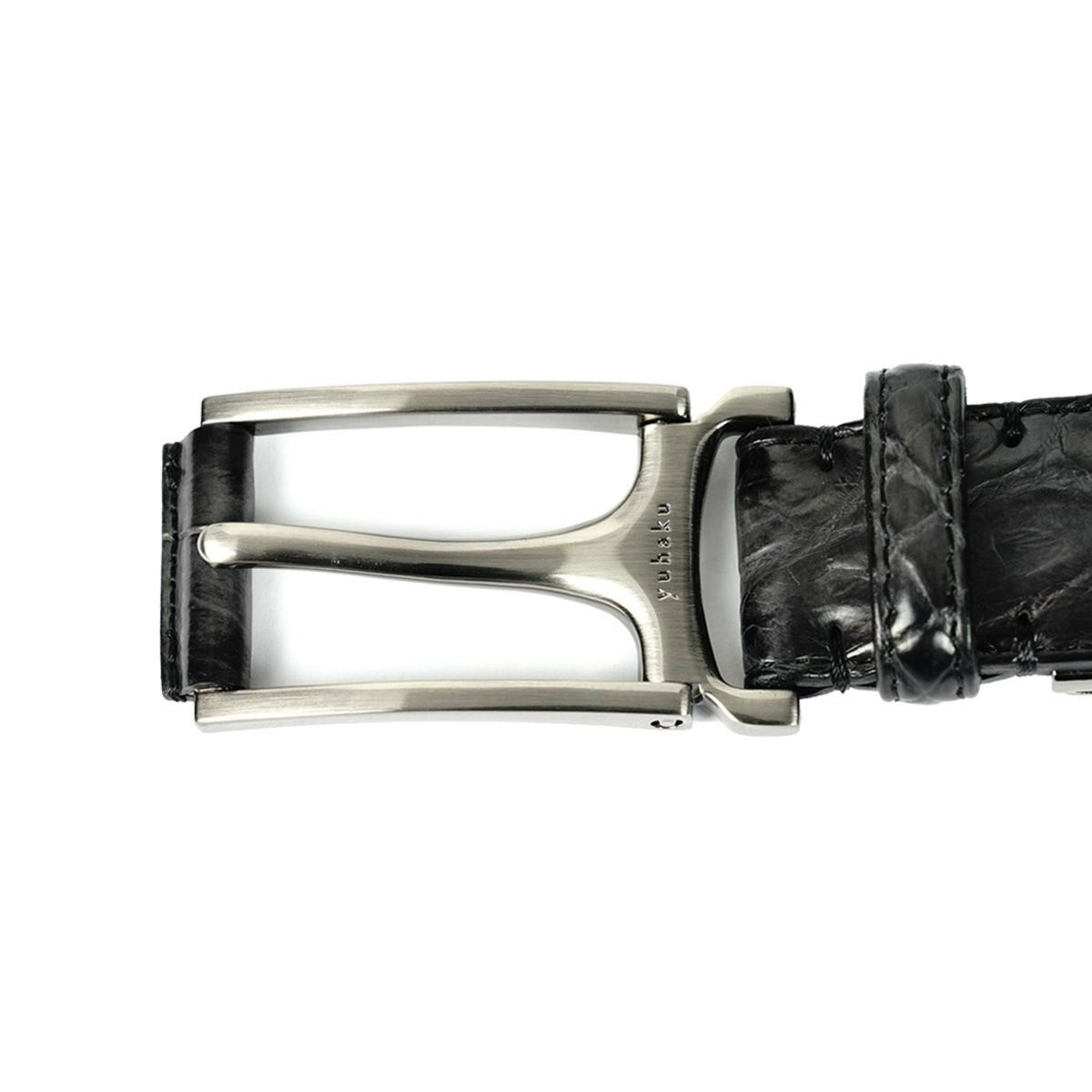 ベルト 30mm幅 Gray グレー ユハク メンズ 本革 正規品 公式 YLO300