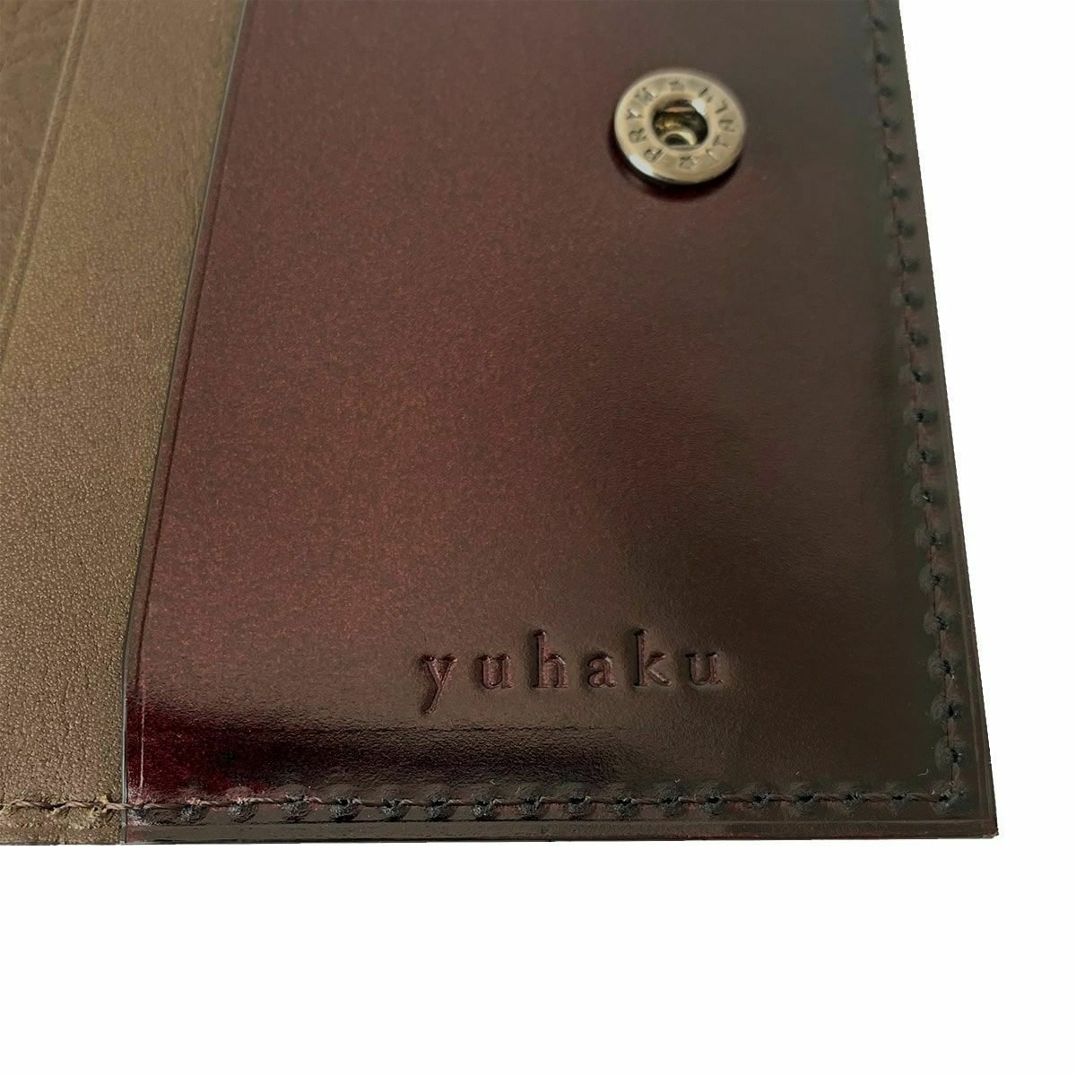 YFC122 コードバン薄型二つ折り財布 ｜美しい色彩の革財布、革製品通販