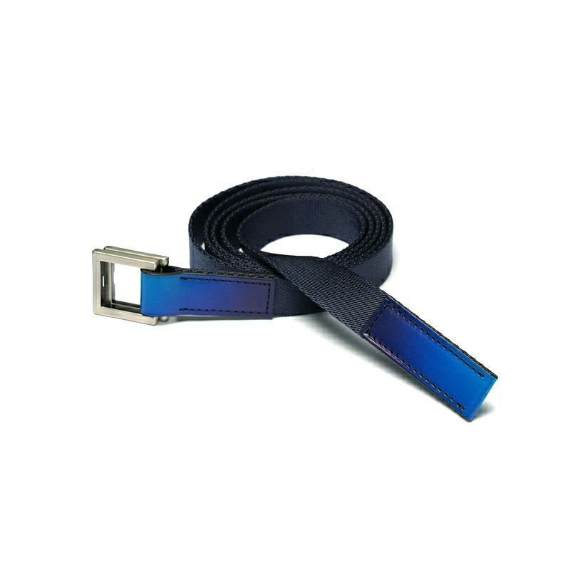 YUHAKU　ユハク　コードバン　レザーベルト　ブルー yuhaku_yfc111n-blue-4582464790049