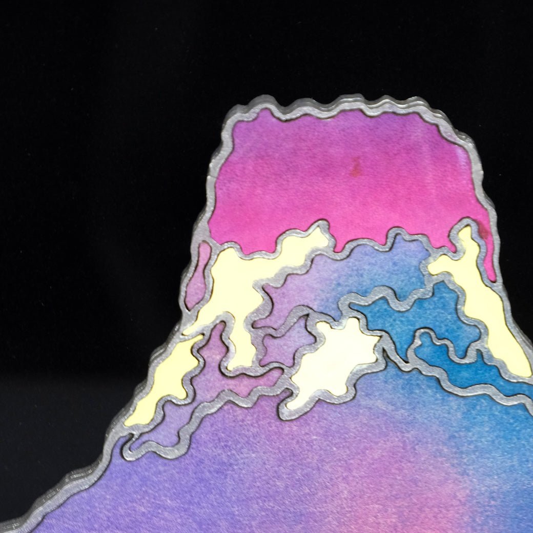 【レザーアート 富士山】昭和レトロギャラクシー YGG007 - yuhaku online shop