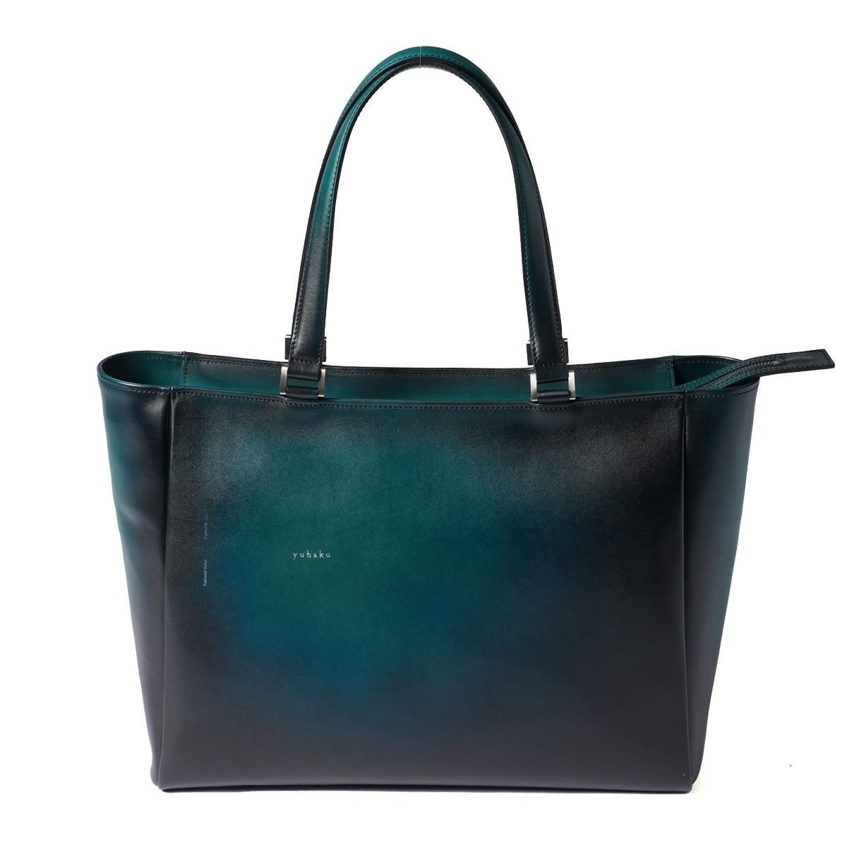 【希少・美品】ゴールデングース トートバッグ レザー エキスパージュ ブルー系 c7141_2.jpg