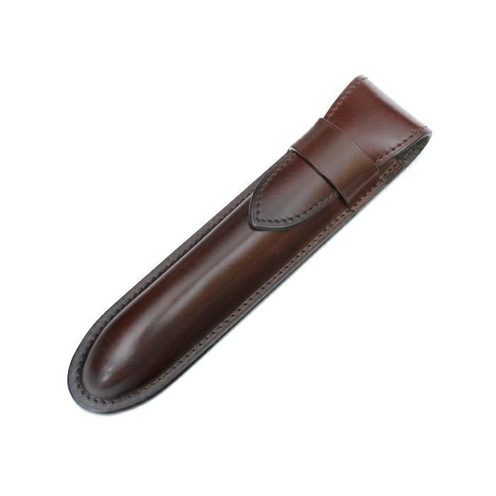 YUP272 Burgundy コードヴァン 一本挿しペンケース - yuhaku online shop