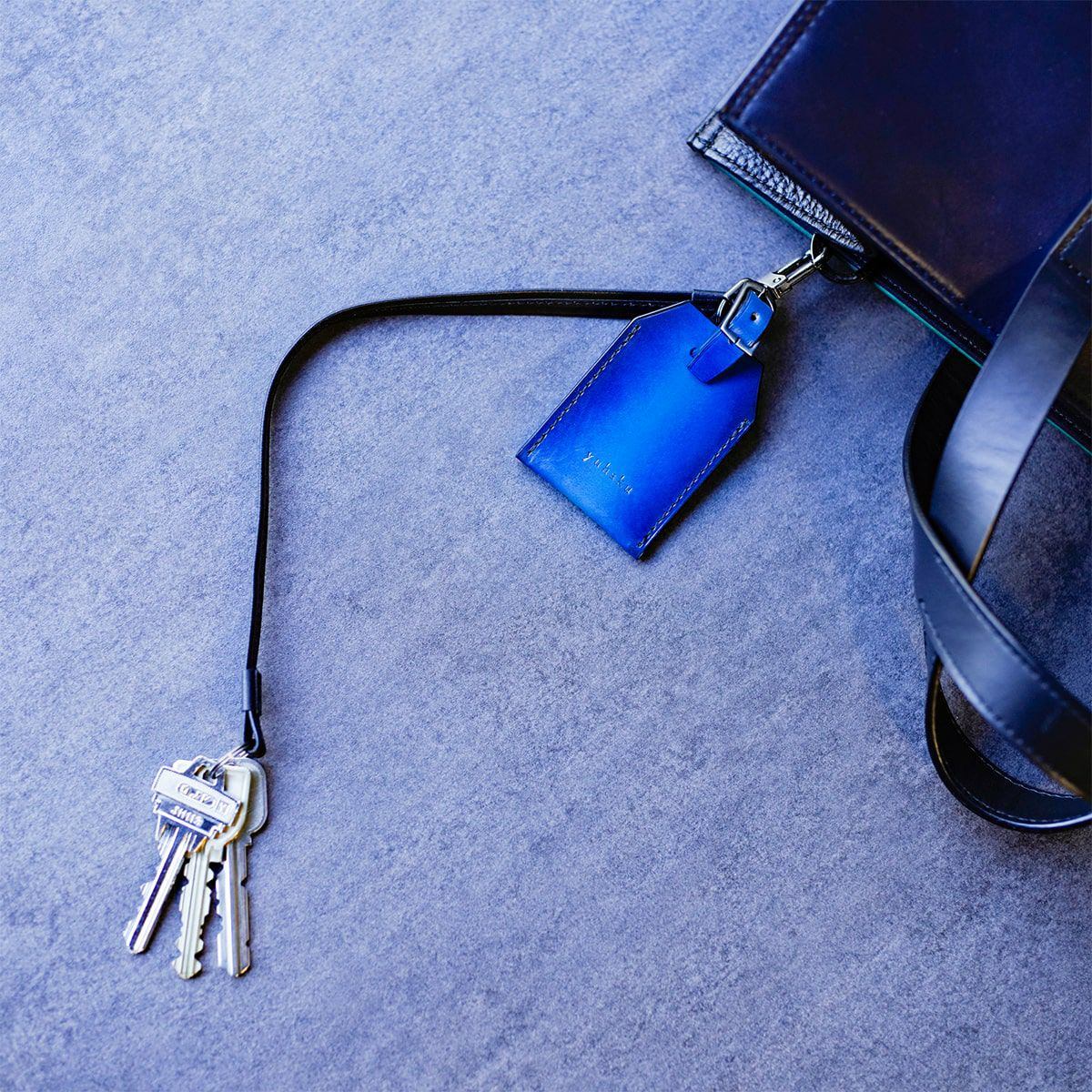 YVE292 ポケット型バッグチャーム(紛失防止タグMAMORIO付