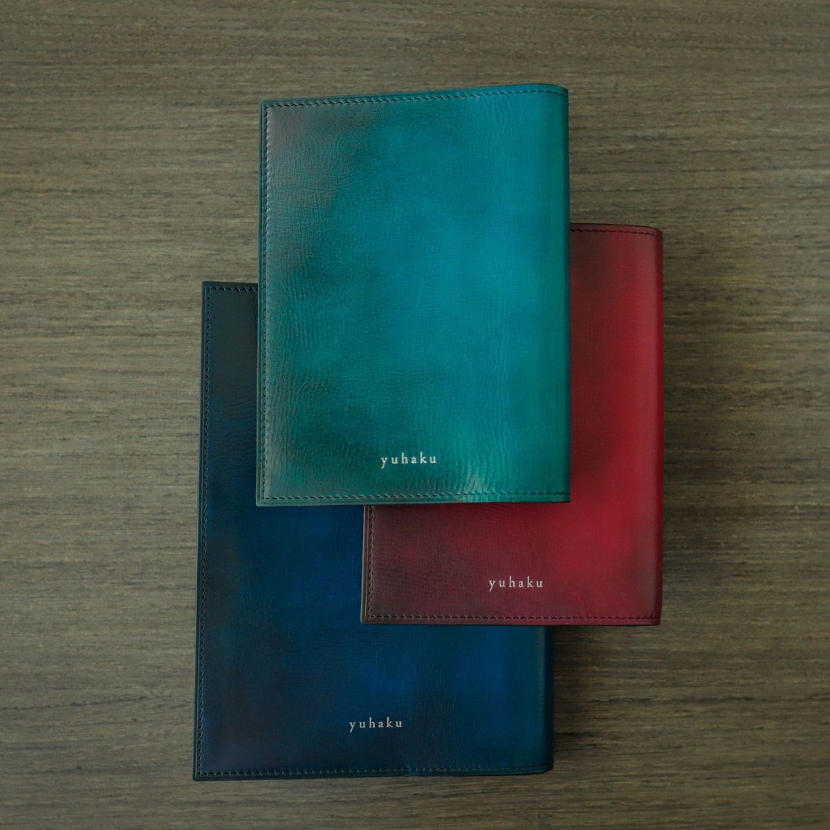 YVR240 手揉み加工 ブックカバー （文庫本サイズ） ｜美しい色彩